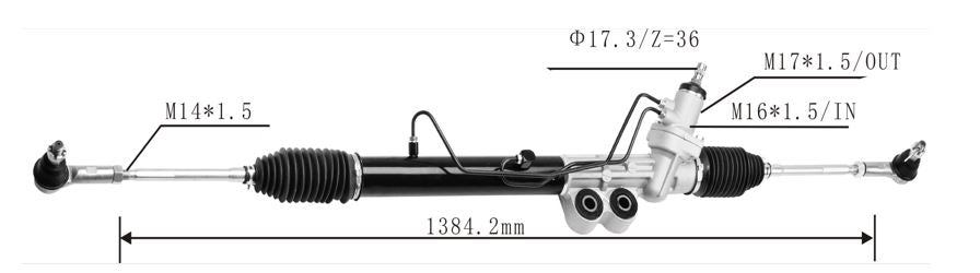 FEMO - HSR61310 - Rack, steering gear