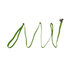 Waudog Waterproof Dog Leash Lime Green