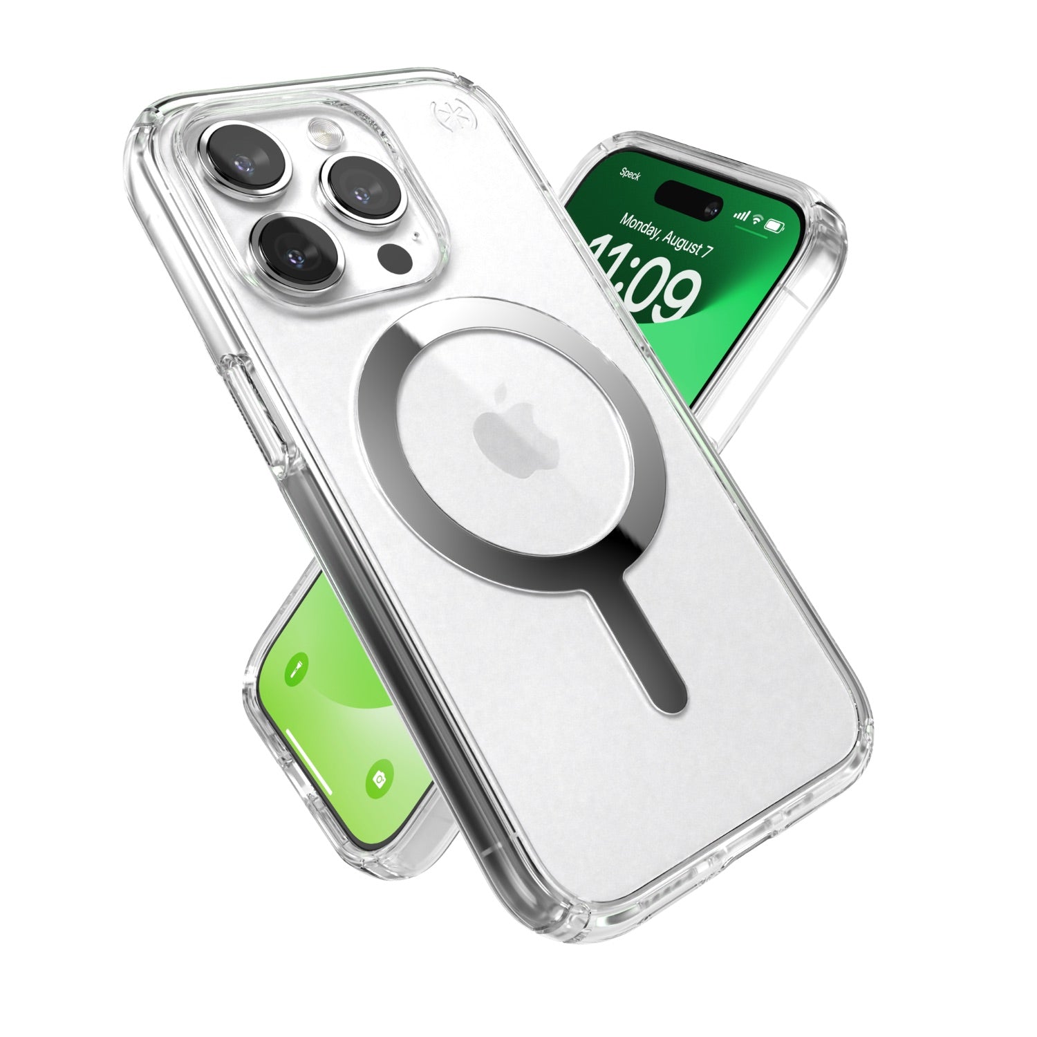 Speck Presidio Perfect-Clear MagSafe Case - Apple iPhone 15 Pro
