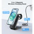 Choetech Fast Wireless 3 In 1 Magnetic Charging Stand T611-F 15W - Black