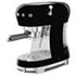 Smeg Black Retro Bar Espresso Manual Coffee Machine - ECF02BLEU