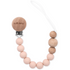 Echo Baby Baby & Toddler Silicone Dummy Clip - Rose