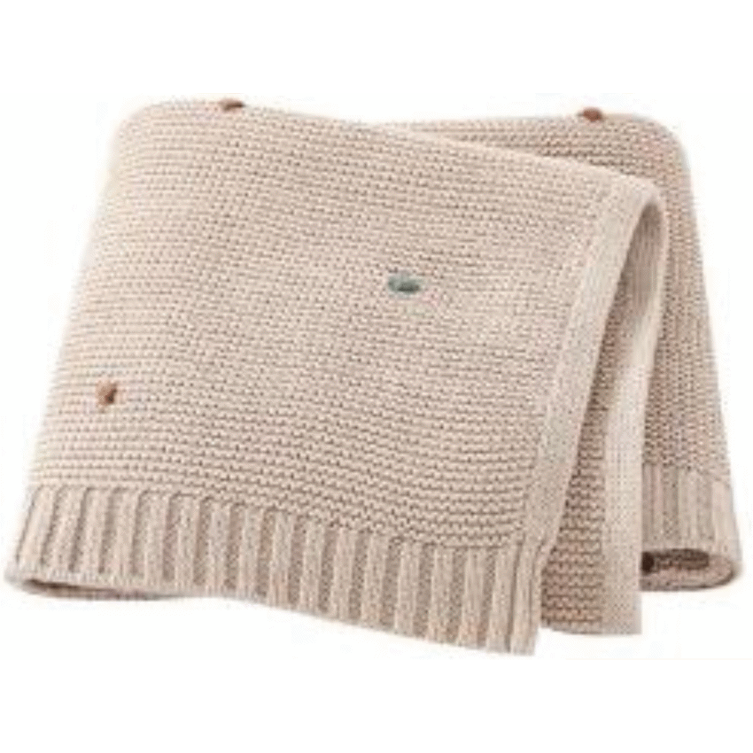 Echo Baby Echo Baby Knitted Baby Blanket - Camel