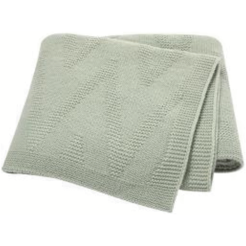 Echo Baby Echo Baby Knitted Baby Blanket - Sage
