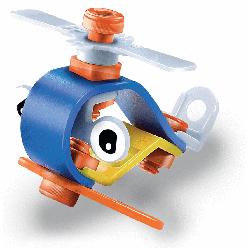 Edu Matic Edu-matic Flexi Build Mini Kit - Helicopter - 14 pcs