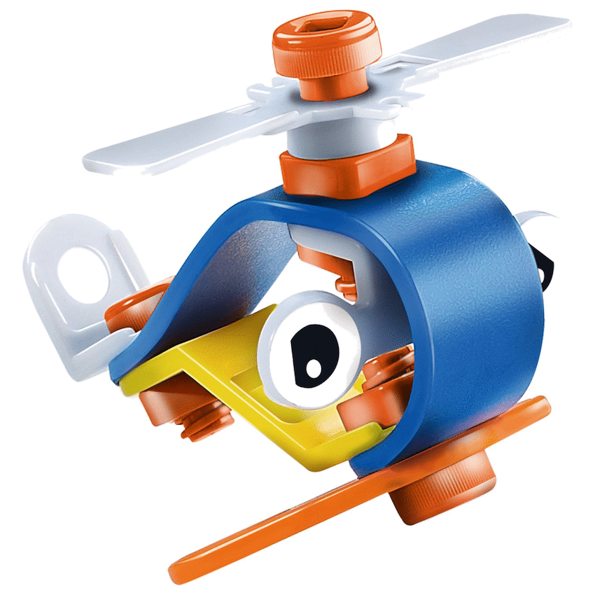 Edu Matic Edu-matic Flexi Build Mini Kit - Helicopter - 14 pcs