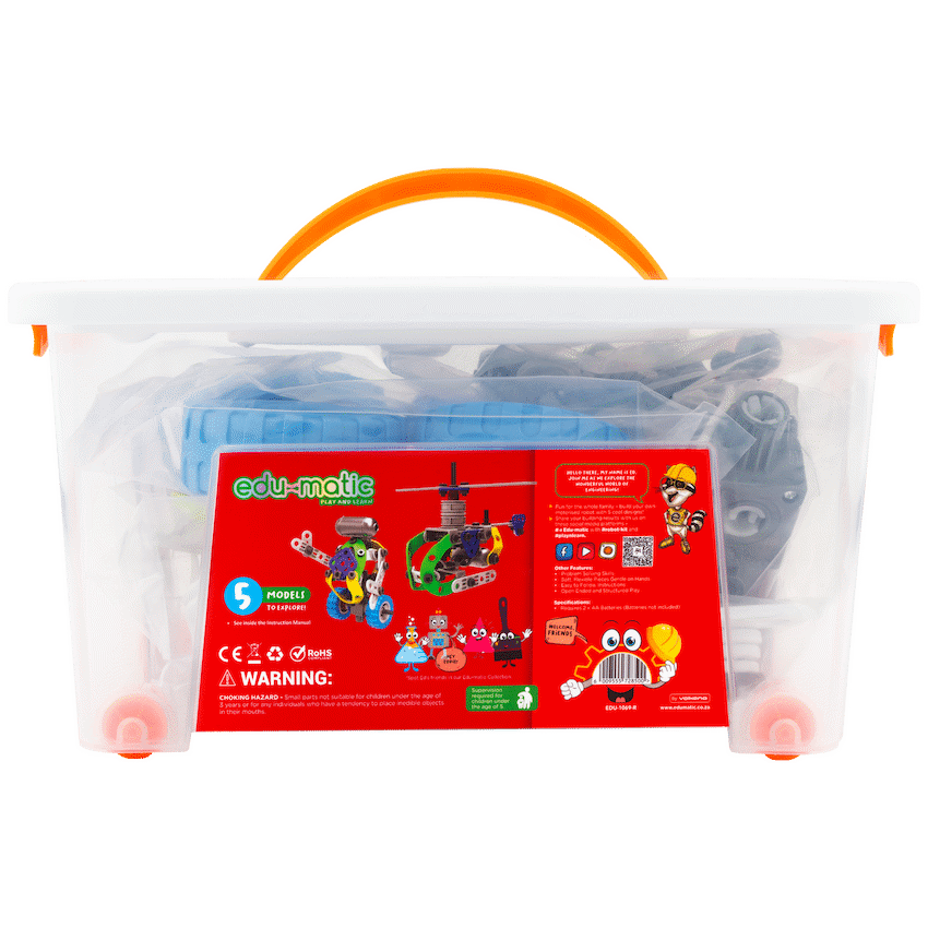 Edu Matic Edu-matic Flexi Build Robot Kit (107 pcs)