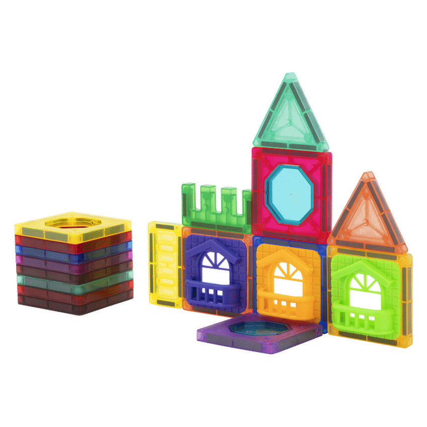 Edu Matic Toys and games 20 Magnetic Tiles and Windows