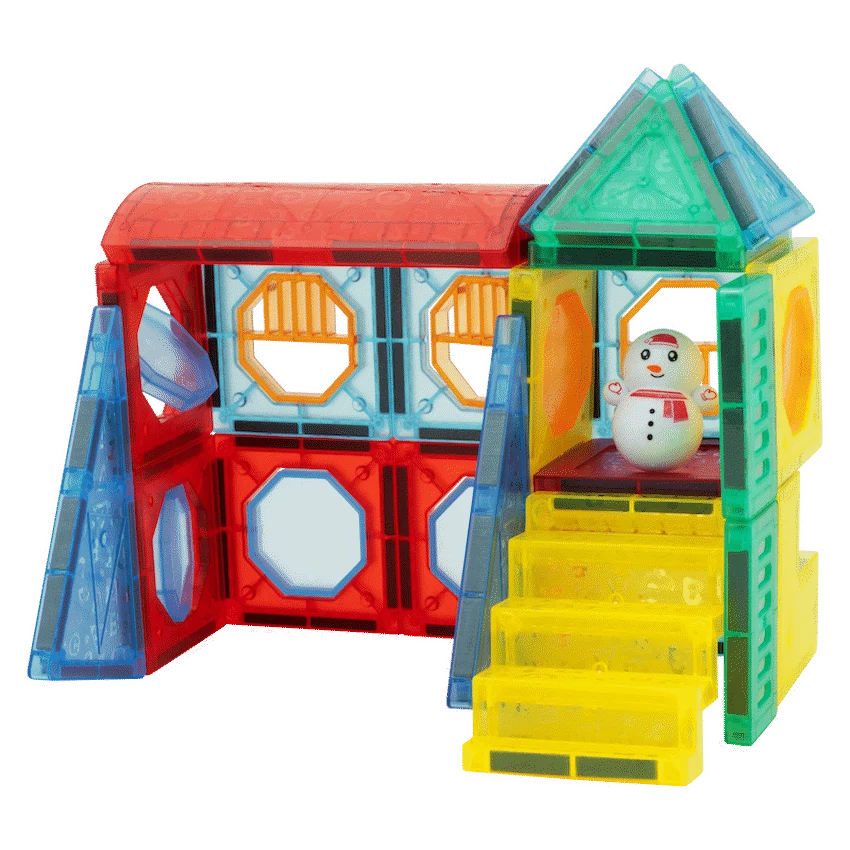 Edu Matic Toys and games 73 Magnetic Tiles, Windows, Stickers and Snowmen