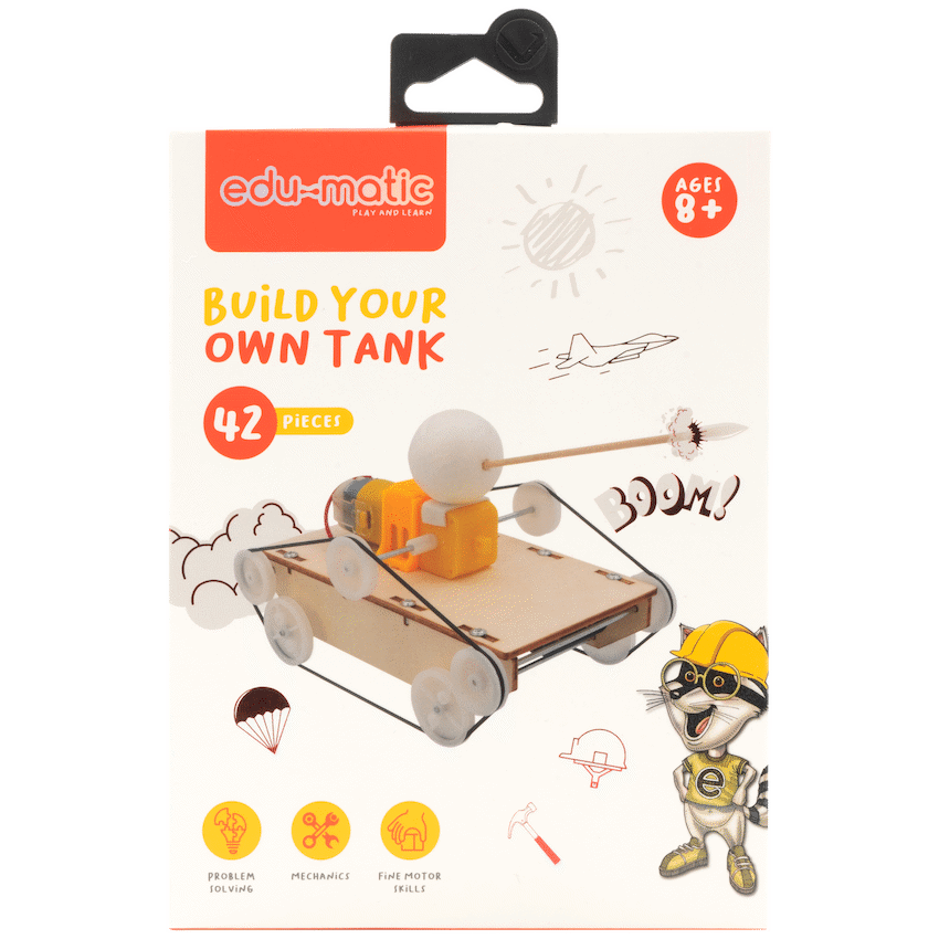 Edu Matic Toys and games EduMatic - Build a Tank with This Easy to Use Tank Kit