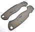 AWT Spyderco Para Military 2 Scales - Legacy Series - Sniper Grey Anodized