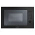 Elba Elio 38cm Black Metal Paint Built-In Microwave - 02/EL38BMW25L