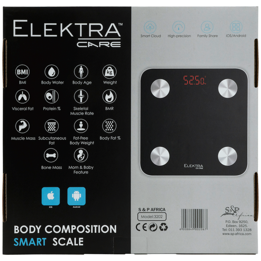 Elektra Health and wellness Elektra Body Composition Smart Scale