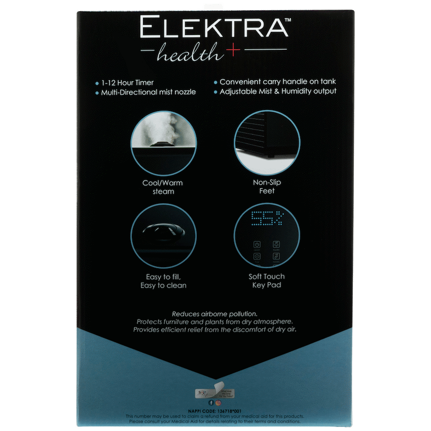 Elektra Health and wellness ELEKTRA HEALTH PLATINUM HUMIDIFIER