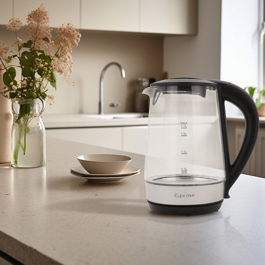Elektra Kitchen and Home Elektra - 1.7l Glass Kettle