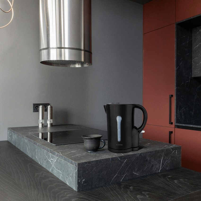 Elektra Kitchen and Home Elektra 1.7l Plastic Cordless Kettle - Black