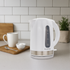 Elektra Kitchen and Home Elektra 1.7l Plastic Kettle - White
