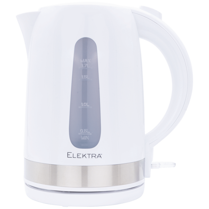 Elektra Kitchen and Home Elektra 1.7l Plastic Kettle - White