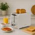 Elektra Kitchen and Home Elektra - 2-Slice Toaster - White
