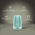 Elektra Kitchen and Home Elektra 2200w 1.7l Plastic Kettle - Green