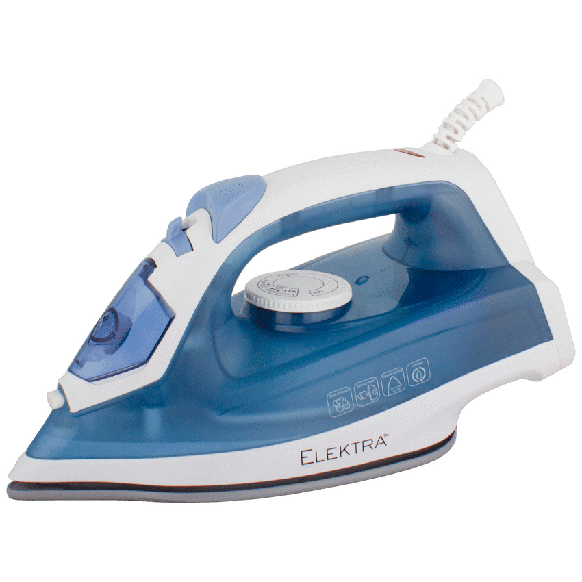 Elektra Kitchen and Home Elektra 2200W Ceramic Steam Iron - Dark Blue