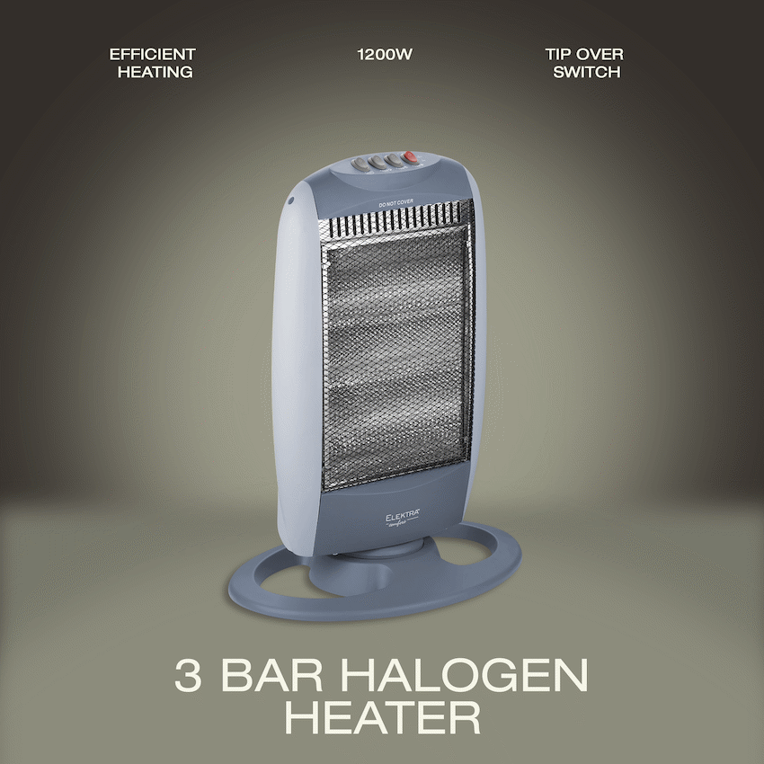 Elektra Kitchen and Home Elektra 3 Bar Halogen Heater
