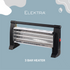 Elektra Kitchen and Home Elektra 3-Bar Heater