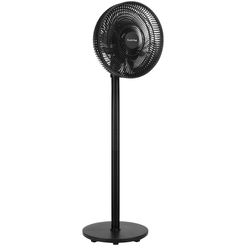 Elektra Kitchen and Home Elektra 30cm Stand Fan - Black