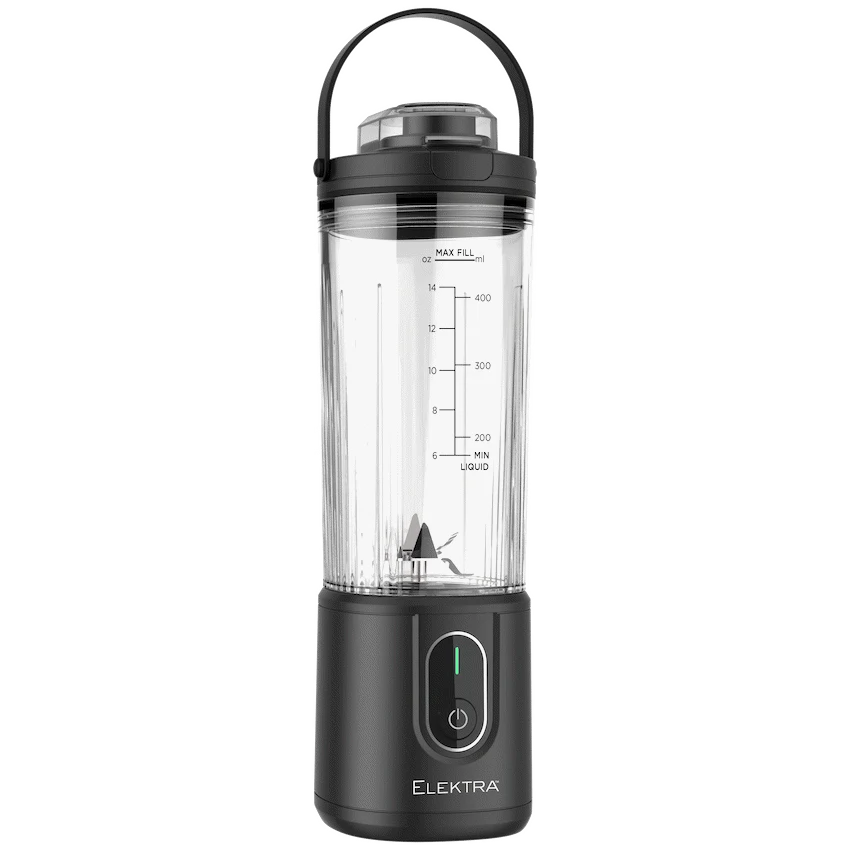 Elektra Kitchen and Home Elektra 400ml Plastic Personal Blender - Black