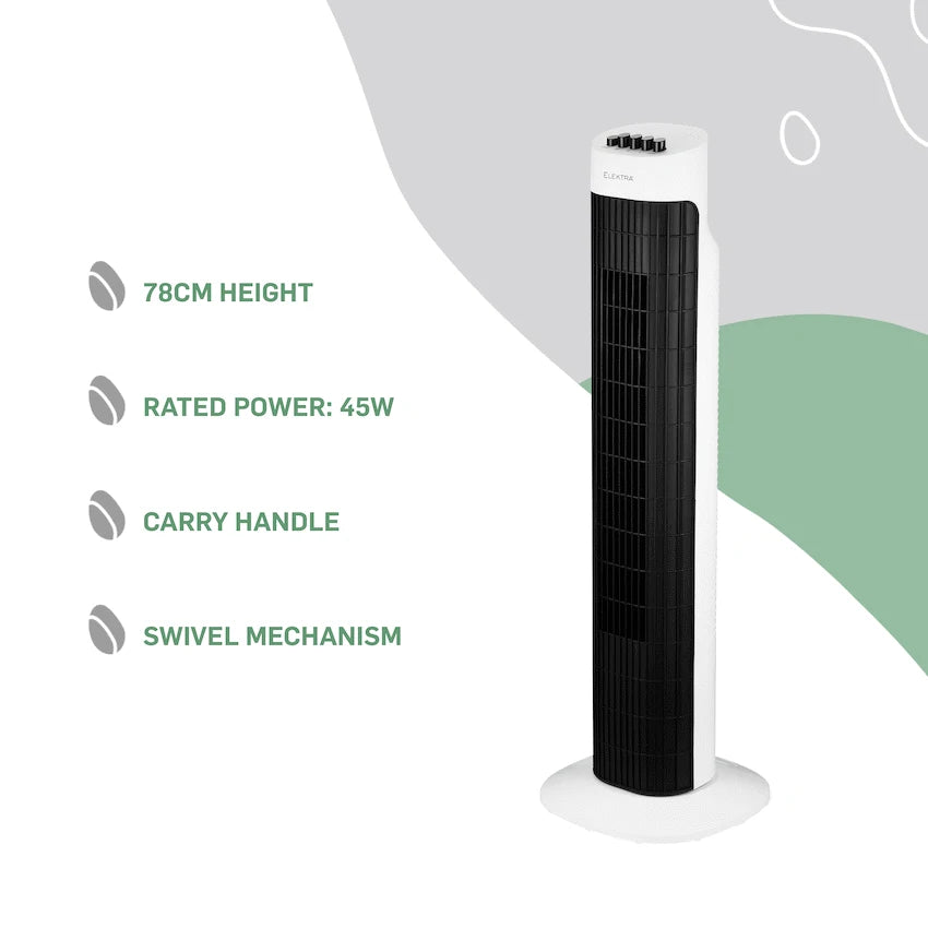 Elektra Kitchen and Home Elektra 78cm Tower Fan