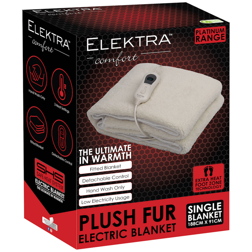 Elektra Kitchen and Home ELEKTRA E/CMFRT E/BLANKET SNGL A/FUR