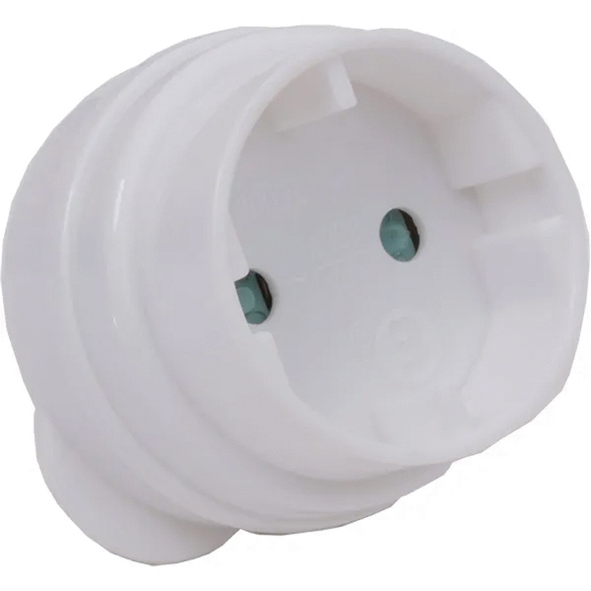 Ellies Electrical Ellies 1 Way Schuko Adaptor