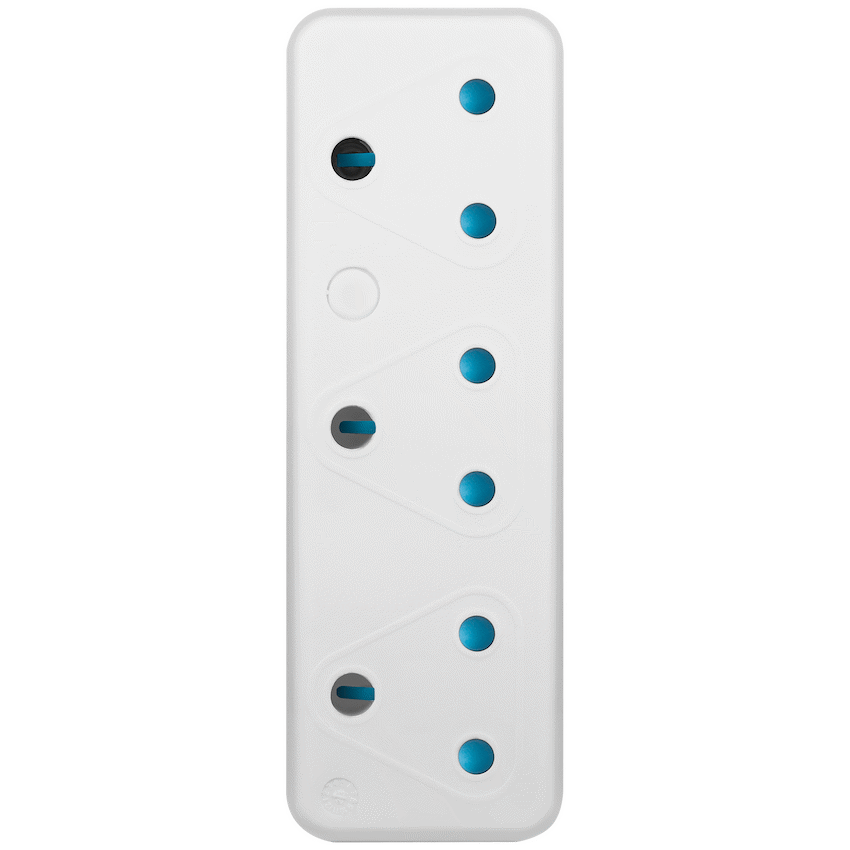 Ellies Electrical Ellies 3-Way 3-Pin Adaptor