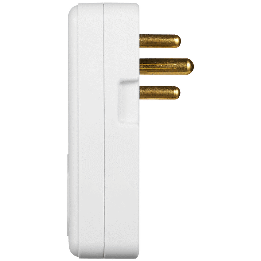 Ellies Electrical Ellies 3-Way Adaptor - White