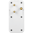 Ellies Electrical Ellies 3-Way Adaptor - White