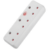 Ellies Electrical Ellies 3-Way Medium Surge Adaptor - White