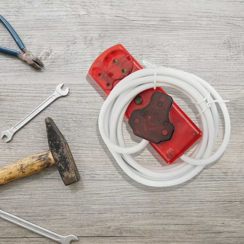 Ellies Electrical Ellies 4 Way High Surge Extension Lead - 3M