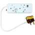 Ellies Electrical Ellies 4-Way High Surge Multiplug