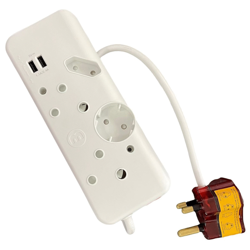 Ellies Electrical Ellies 4-Way High Surge Multiplug