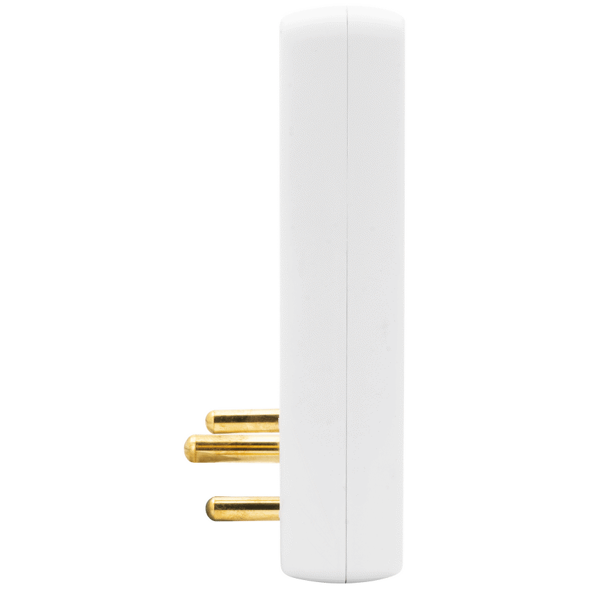 Ellies Electrical Ellies 4-Way Medium Surge Adaptor with Schuko - White