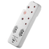 Ellies Electrical Ellies  4 Way Medium Surge adaptor with type C + USB