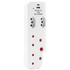 Ellies Electrical Ellies  4 Way Medium Surge adaptor with type C + USB