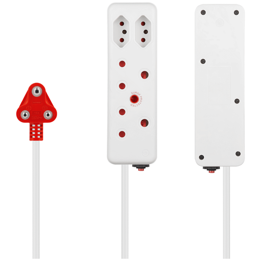 Ellies Electrical Ellies 4 Way Medium Surge Extension Lead -10M