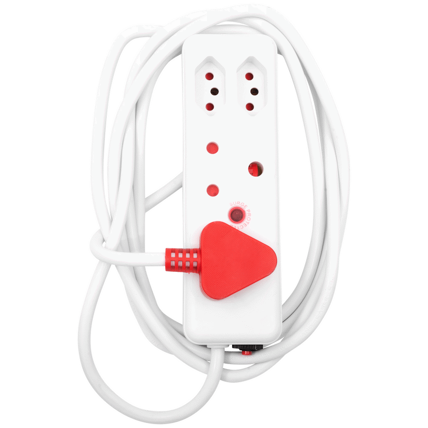 Ellies Electrical Ellies 4 Way Medium Surge Extension Lead -3M