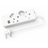 Ellies Electrical Ellies 4-Way Multiplug - 2 x USB 2.4a - 0.4m