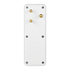 Ellies Electrical Ellies 4-Way Schuko Adaptor - White