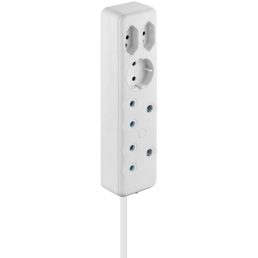 Ellies Electrical Ellies 5-Way Multiplug - 0.5m