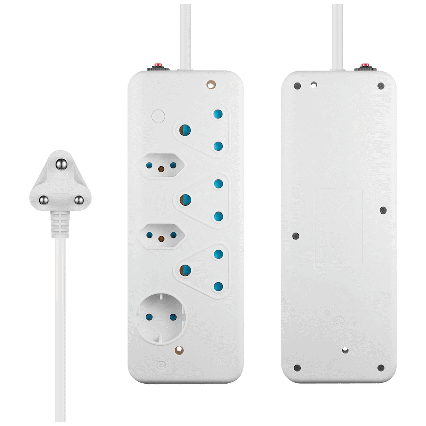 Ellies Electrical Ellies  6 Way Basic Multiplug