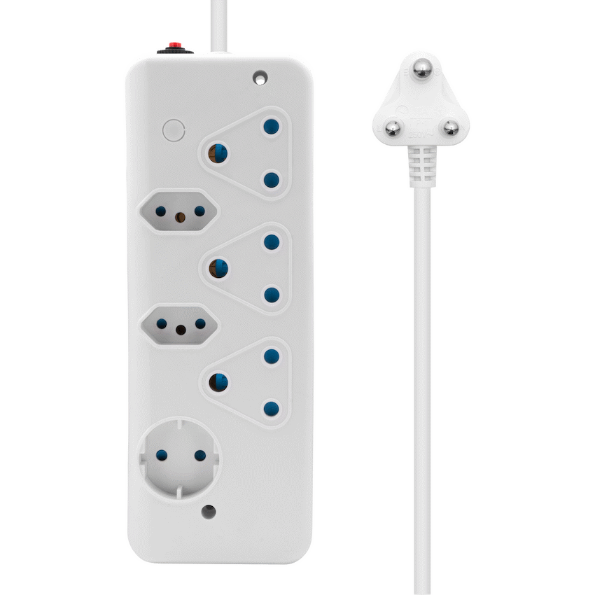 Ellies Electrical Ellies  6 Way Basic Multiplug