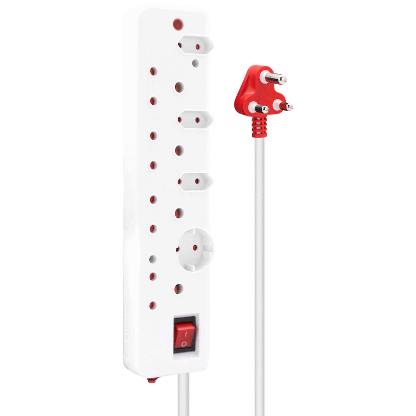 Ellies Electrical Ellies 8-Way Medium Surge Multiplug 0.5m